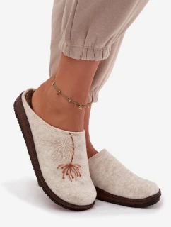 Dámske domáce papuče Inblu - béžové