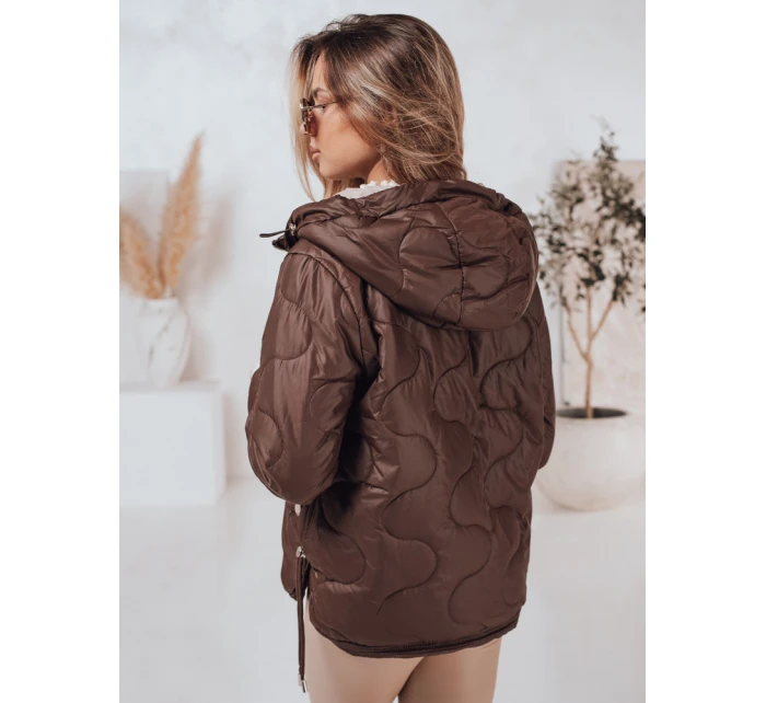 Dámska kávová bunda FashionStreet TY4239