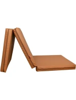 SKLADACÍ GYMNASTICKÝ MATRAC HNEDÝ 180CM LAVIČKA