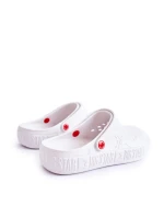 Męskie Lekkie Klapki Big Star II175003 Białe