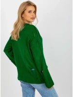 BA SW 8043 jumper.08X tmavo zelená BA SW 8043 jumper.08X tmavo zelená