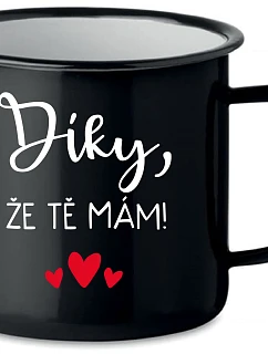 ĎAKUJEM, ŽE ŤA MÁM! - čierna plechovka 350 ml