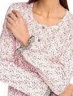 Dámska nočná košeľa 15357 - 324 - Kvety - Vamp