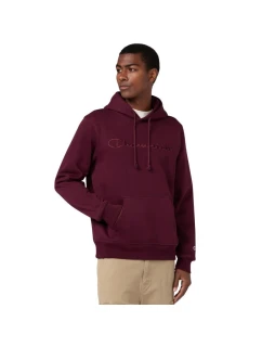 Champion pánska mikina s kapucňou bordová 220271 RS522 pánska