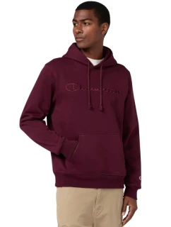 Pánska mikina Champion s kapucňou bordová 220271 RS522 pánske