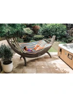 ZÁHRADNÝ HAMMAK 1 OSOBA 200x100 cm s tyčou 1052182