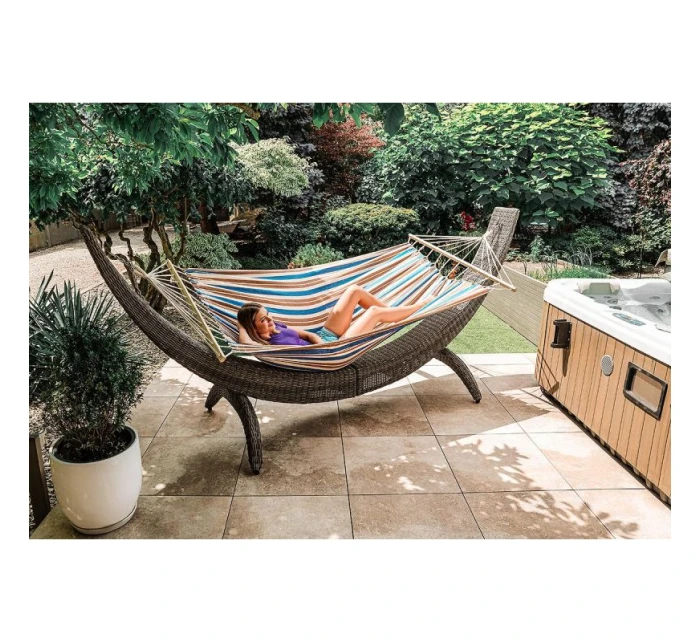 ZÁHRADNÝ HAMMAK 1 OSOBA 200x100 cm s tyčou 1052182