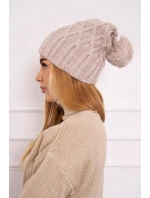 Milano fleecová čiapka K203 svetlo béžová