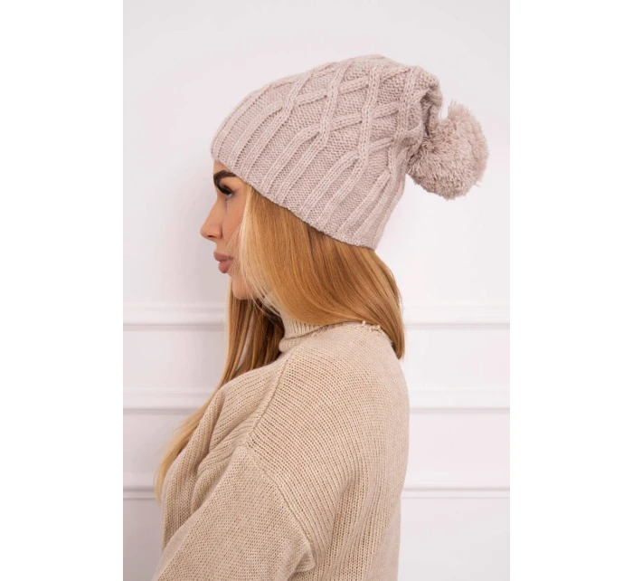 Milano fleecová čiapka K203 svetlo béžová
