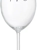 PAUZIČKA - čirá sklenice na víno 350 ml