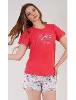 Dámské pyžamo šortky model 18519674 - Vienetta Dámské pyžamo šortky model 18519674 - Vienetta