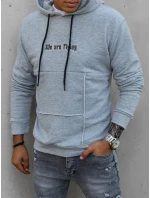 Pánská šedá mikina Dstreet model 21966851 - FashionStreet