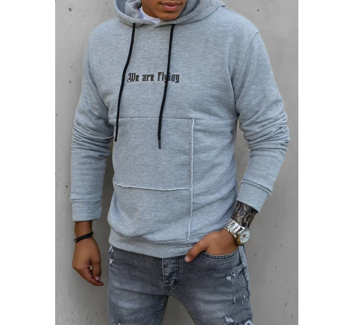 Pánská šedá mikina Dstreet model 21966851 - FashionStreet