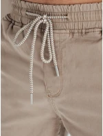 Pánské džínové šortky béžové Dstreet model 21989844 - FashionStreet