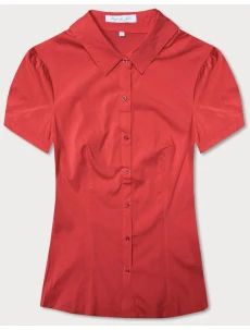 Bluzka z krótkim rękawem czerwona (SSD16212D)