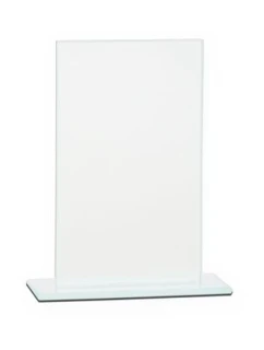 Sklenená trofej s matným podstavcom