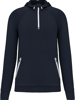 PA 360 Sportovní mikina s kapucí a 1/4 zipem model 22512859 navy - Kariban ProAct