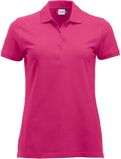 Clique Classic Marion S/S Dámske polo tričko z hrubej bavlny 67.8246 jasná čerešňová Clique Classic Marion S/S Dámske polo tričko z hrubej bavlny 67.8246 jasná čerešňová