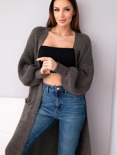 Dlhý sveter cappuccino