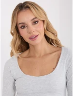 Blúzka WT BZ A1174.29P svetlo sivá