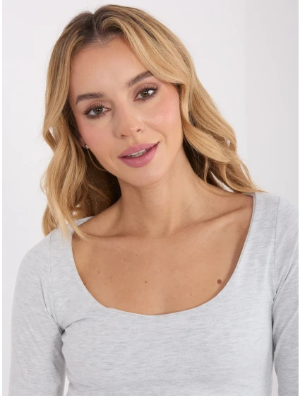 Blúzka WT BZ A1174.29P svetlo sivá