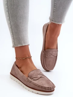 Dámské eko semišové tmavě béžová model 20451645 - Kesi