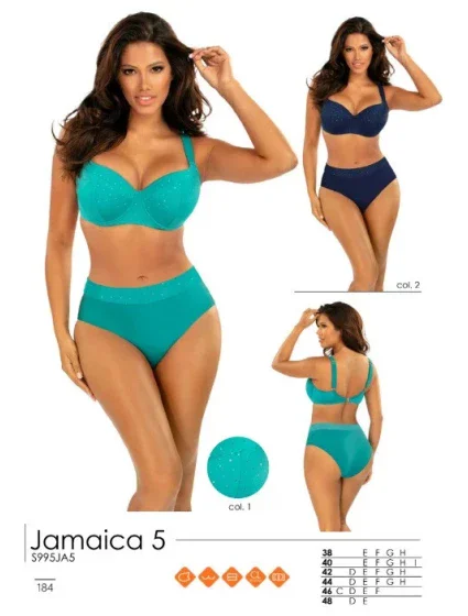 Dámské dvoudílné plavky 2 5 tmavě modrá  model 18132930 - Self