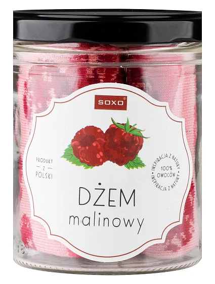 PONOŽKY V POHÁRI - MALINOVÝ DŽEM