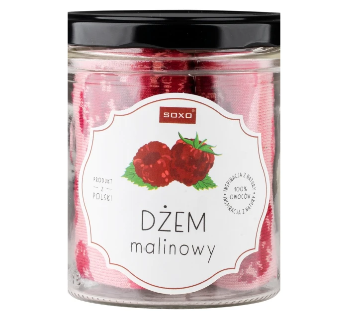 PONOŽKY V POHÁRI - MALINOVÝ DŽEM