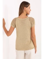 Sveter s krátkym rukávom model 215793 Taliansko Moda