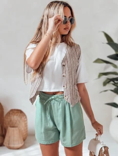 Dámske šortky RELAX TIME green FashionStreet SY0461