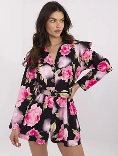 DHJ KO 20615 2.60 čierno-ružový overal