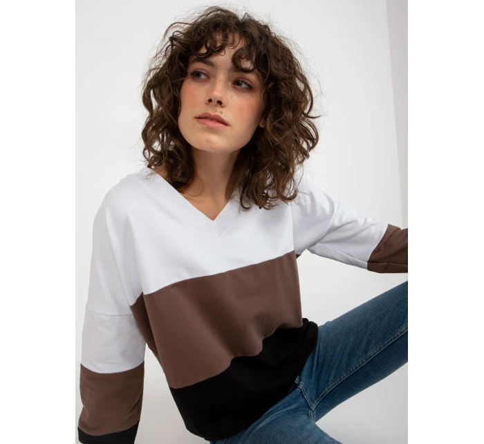 Mikina RV BL 8328.72 biele a čierne Mikina RV BL 8328.72 biele a čierne