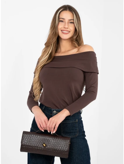 Blúzka RV BZ A1194.25 tmavohnedá Blúzka RV BZ A1194.25 tmavohnedá