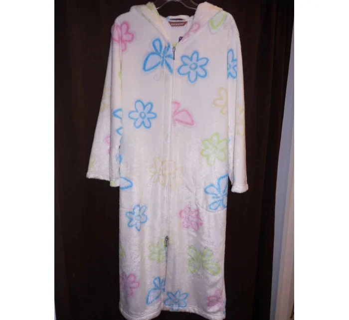 Dámský 3/4 župan model 4214643 květy - Vestis