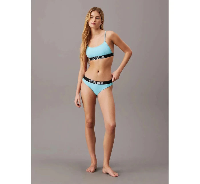 Dámske plavky KW0KW02337 DCE light blue - Calvin Klein