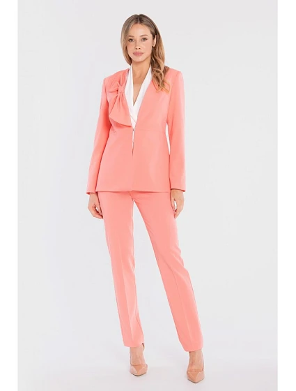 kalhoty růžové model 22225128 - STYLOVE kalhoty růžové model 22225128 - STYLOVE