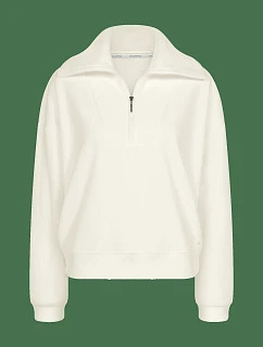 Velour Rib Sweater - Silk White - TRIUMPH Silk White - TRIUMPH