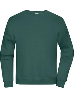 Daiber 8042 Ťažká unisex mikina oversize 02.8042 smoky green