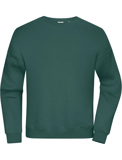 Daiber 8042 Ťažká unisex mikina oversize 02.8042 smoky green Daiber 8042 Ťažká unisex mikina oversize 02.8042 smoky green