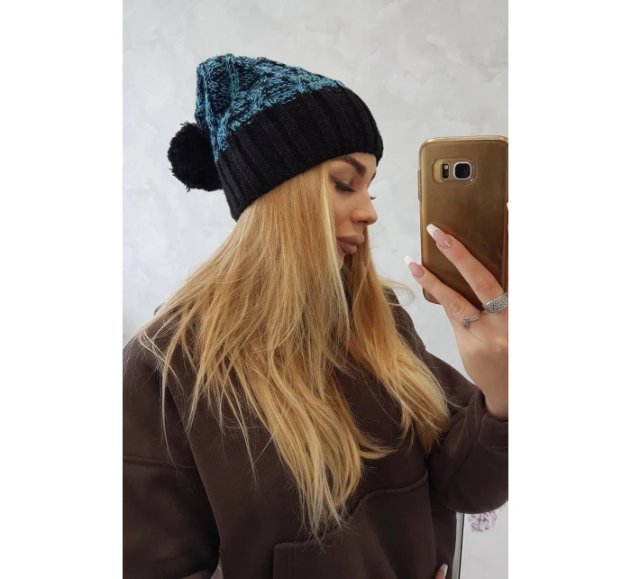 Milano fleecová čepice K203 tyrkysová model 18749925 - K-Fashion Milano fleecová čepice K203 tyrkysová model 18749925 - K-Fashion