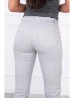 Nohavice v džínsovej šedej farbe Nohavice v džínsovej šedej farbe