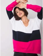 Mikina RV BL 5972.07 biela a ružová