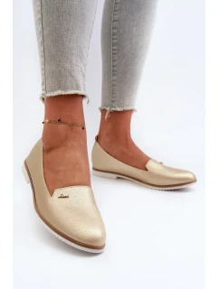 Dámske ploché mokasíny Gold Enzla