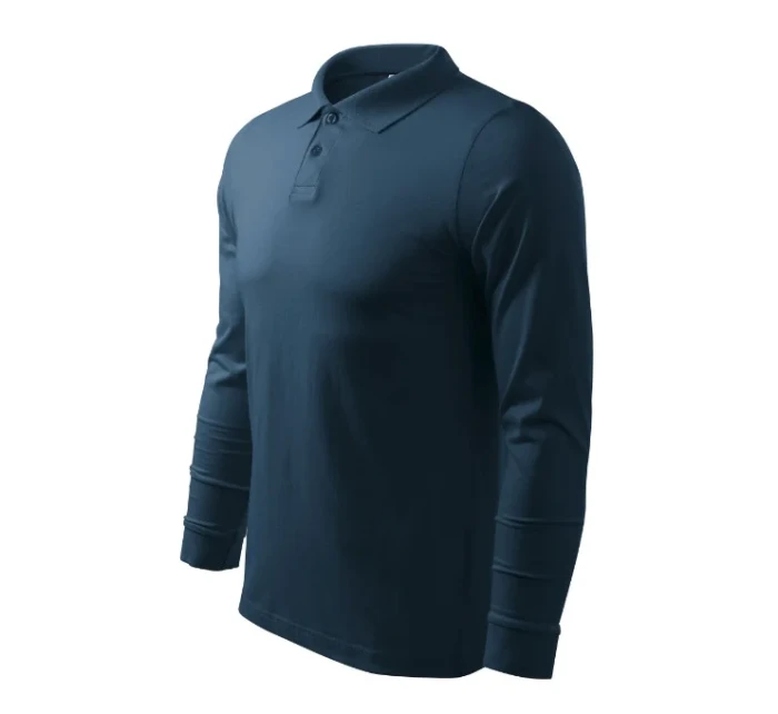 Single J. LS polokošile pánská námořní modrá