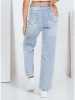Dámske široké modré džínsy FashionStreet UY2820