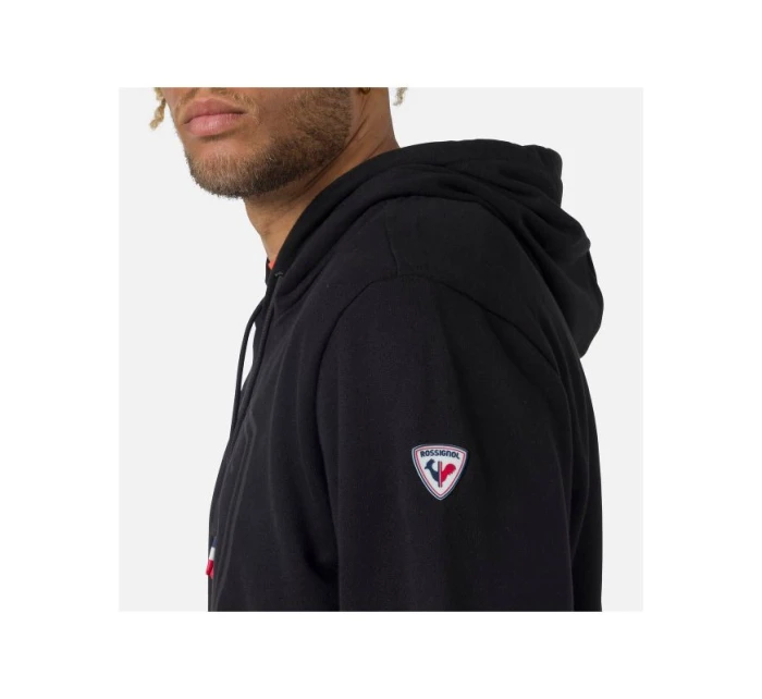 Rossignol LOGO SWEAT HOOD FL mikina čierna