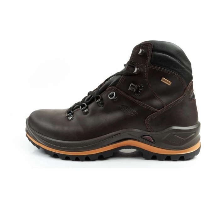 Grisport Marrone pánske trekové topánky kožené nepremokavé členkové topánky