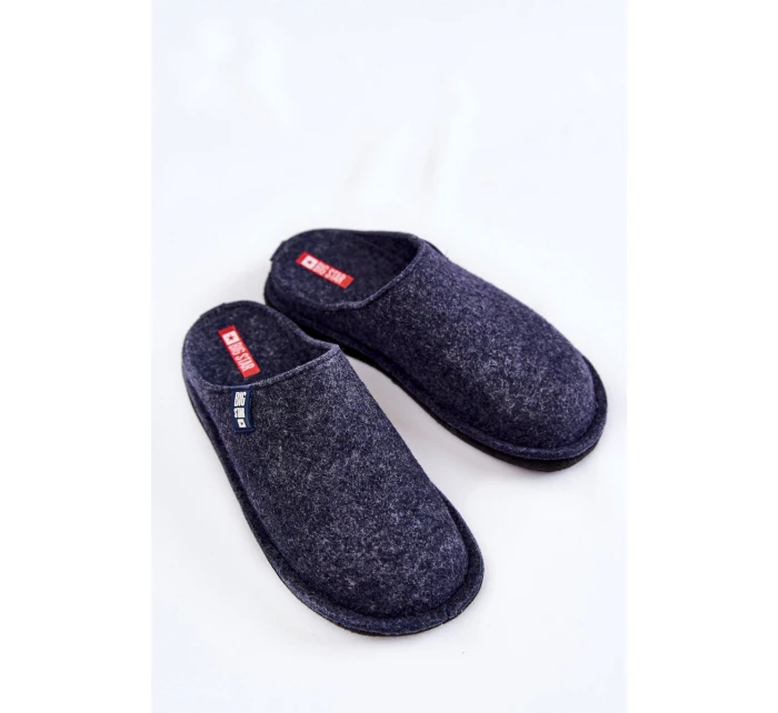 Klasické dámské pantofle Big Star model 21601024 Námořnická modrá - Big Star Shoes