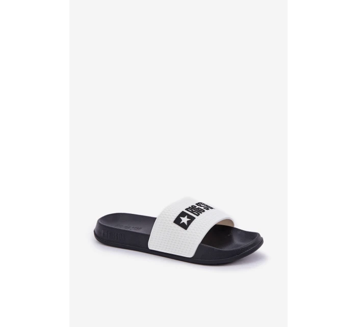 Męskie Klapki Big Star JJ174506 Białe